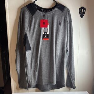 249 - Spyder Charcoal Long Sleeve Men's Tee